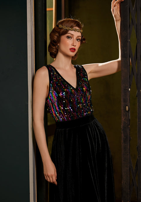 Camiseta sin mangas clásica con doble escote en V.-5