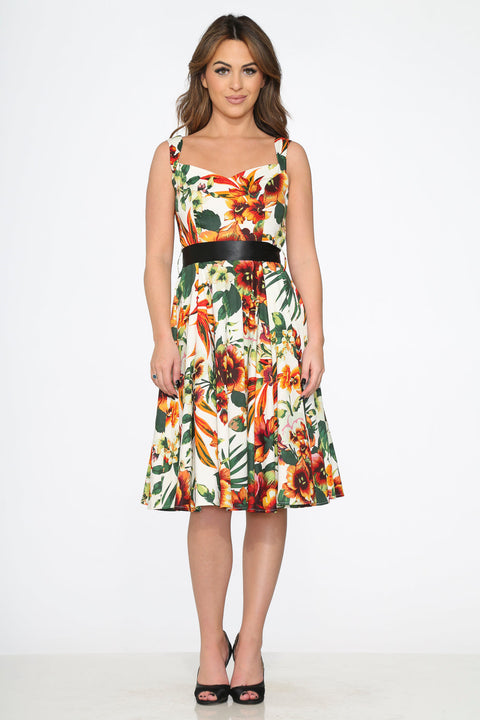 Vestido de vuelo floral Prince Lily-2