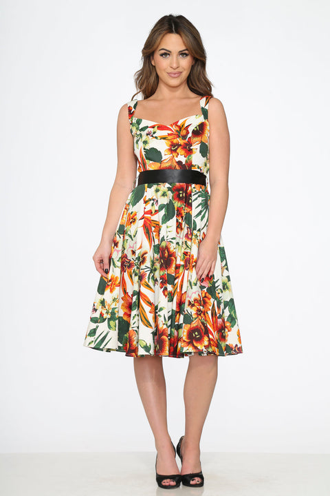 Vestido de vuelo floral Prince Lily-4