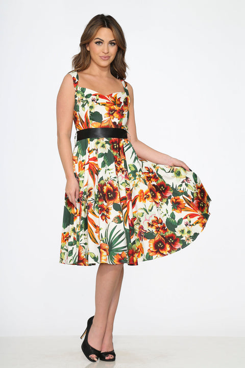 Vestido de vuelo floral Prince Lily-3
