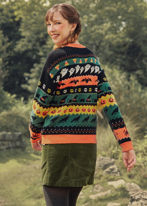 Suéter Fair Isle "Fright Night Delight"-4