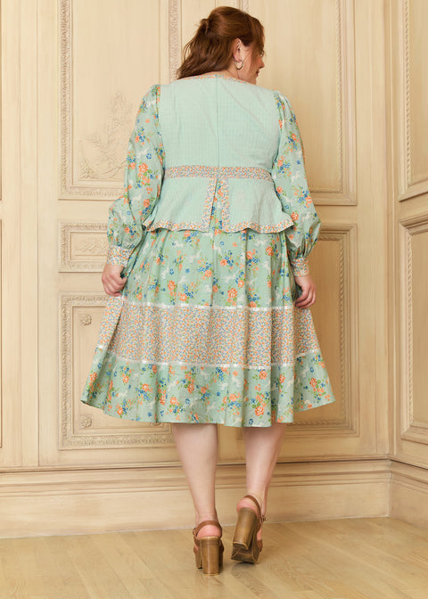 Vestido midi corsé Lilly de Gunne Sax para ModCloth-7