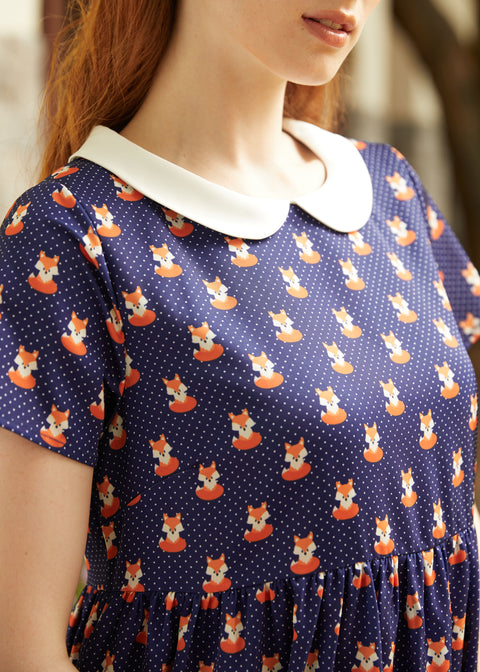 Vestido de corte imperio con cuello Whimsy&Wonder-1