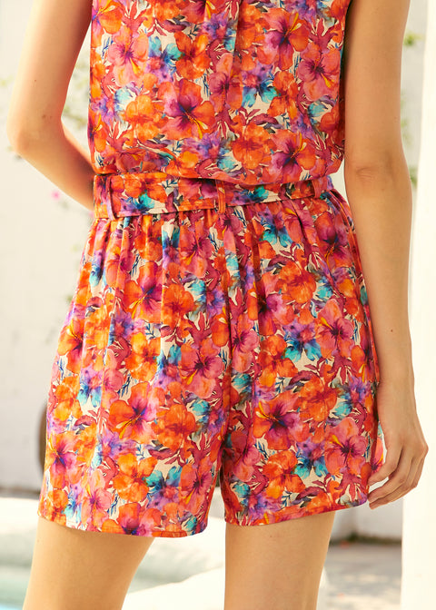 Pantalones cortos plisados Breezy By Design-3