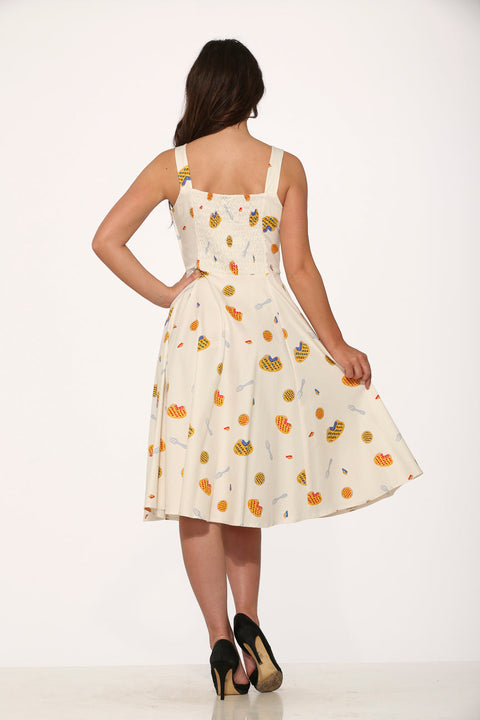 Vestido de swing de pastel-1