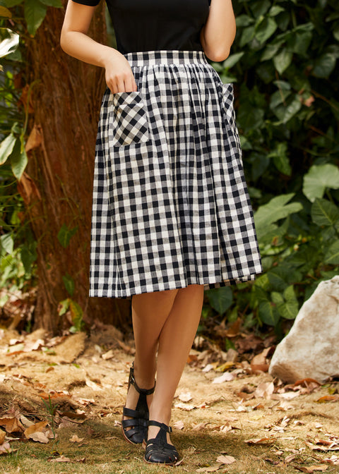 Falda midi Brisa Marina-4