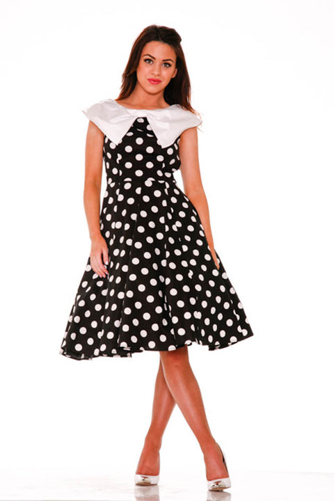 Vestido negro Molly Swing-1