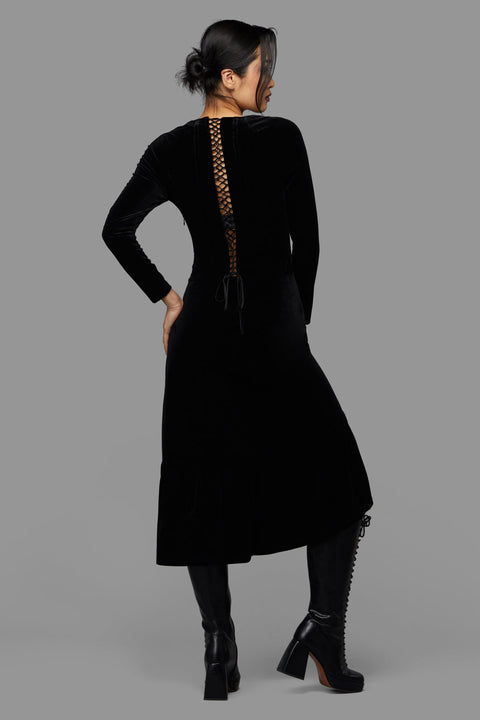 Vestido formal vampírico-3