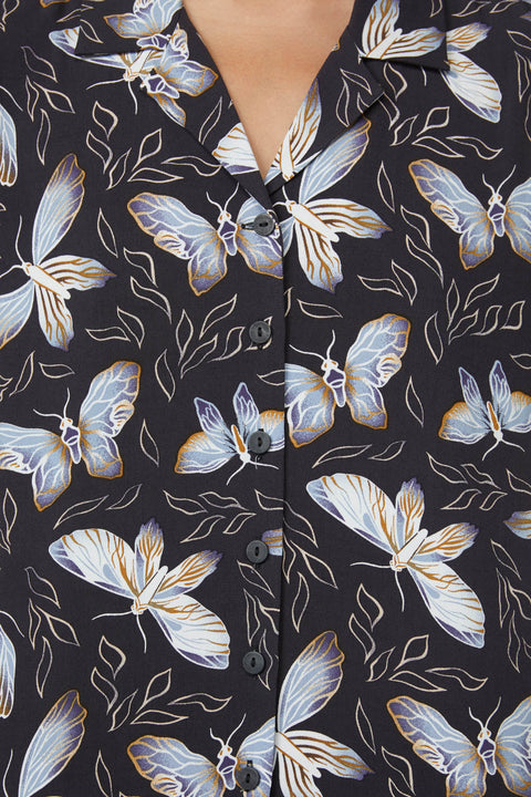 Blusa con estampado de larvas-1