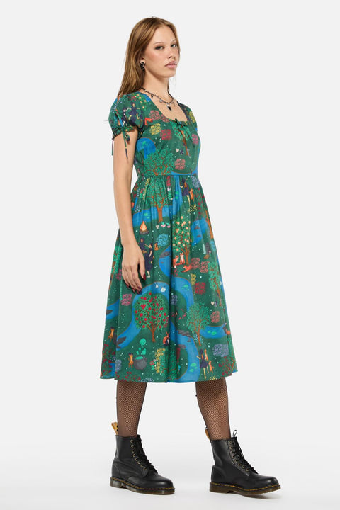 Vestido midi Tapestry Of Life-3