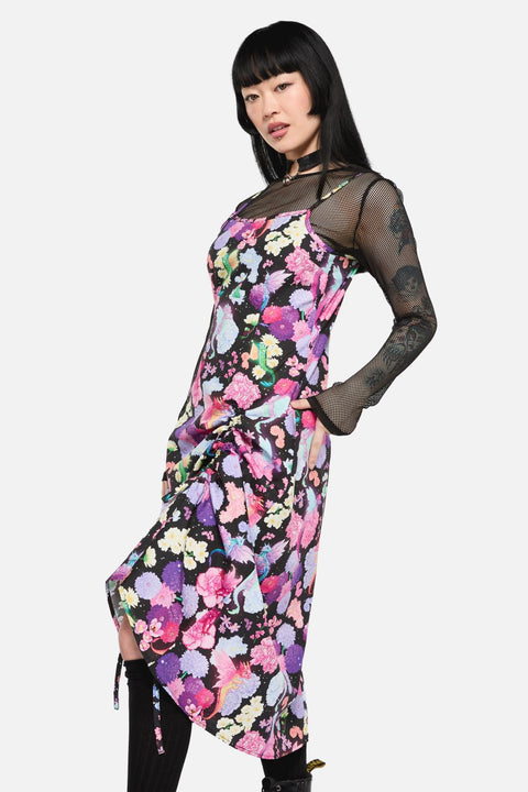 Vestido lencero con cordón ajustable Dragons Grove-2