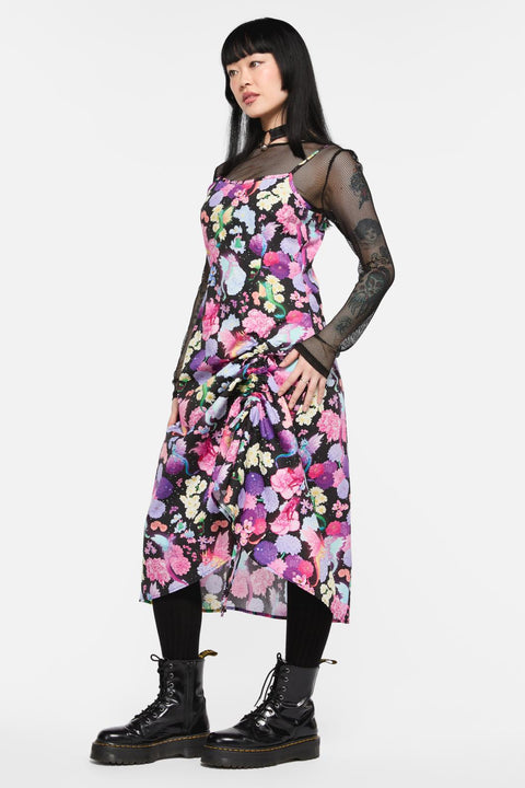 Vestido lencero con cordón ajustable Dragons Grove-3