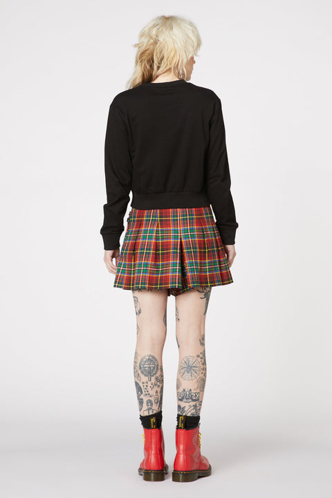 Suéter corto de corte recto Brainz-1