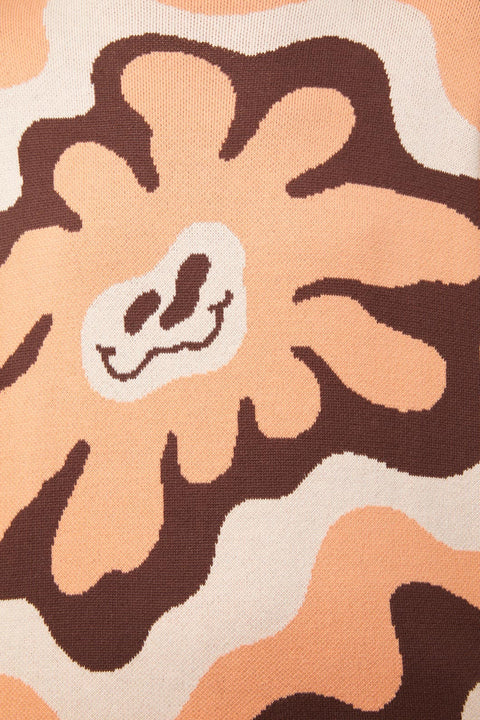 Tejido de punto "Frenesí floral"-1