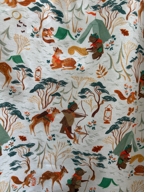 Vestido de corte retro ajustado y acampanado para camping-1