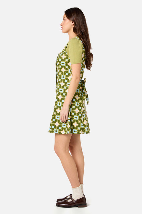 Vestido de peto corto Ginny estilo años 60-6