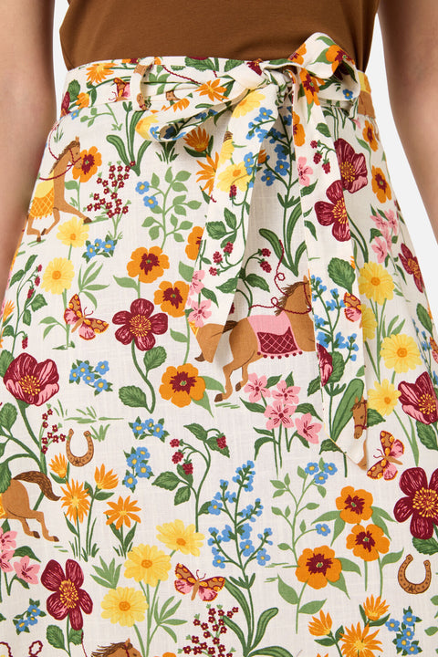 Falda de caballos elegantes-1