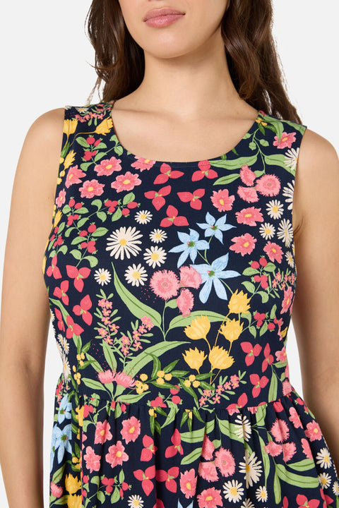 Vestido midi Liberty Native-1