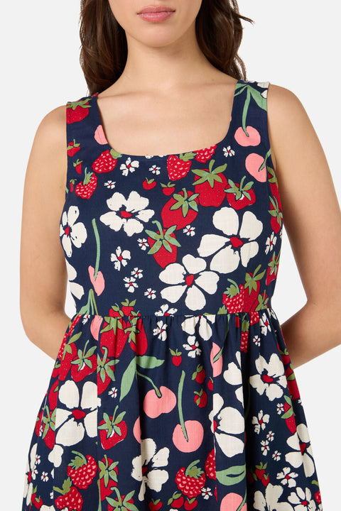 Vestido midi Berries N Cream-1