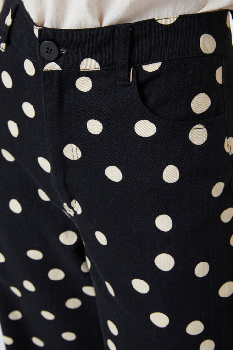 Vaqueros Georgie Spot de talle alto-1