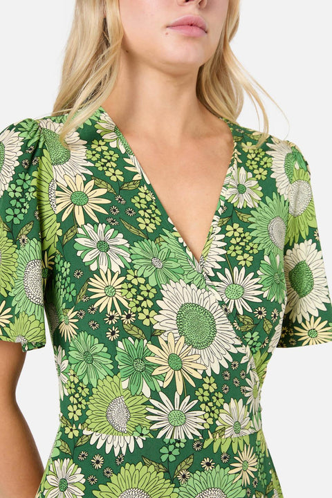 Vestido cruzado midi floral Viva-1