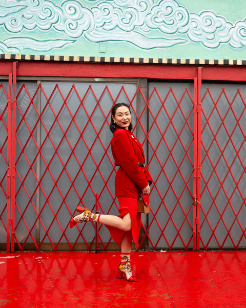 Calcetines transparentes de media caña del Año del Dragón-6