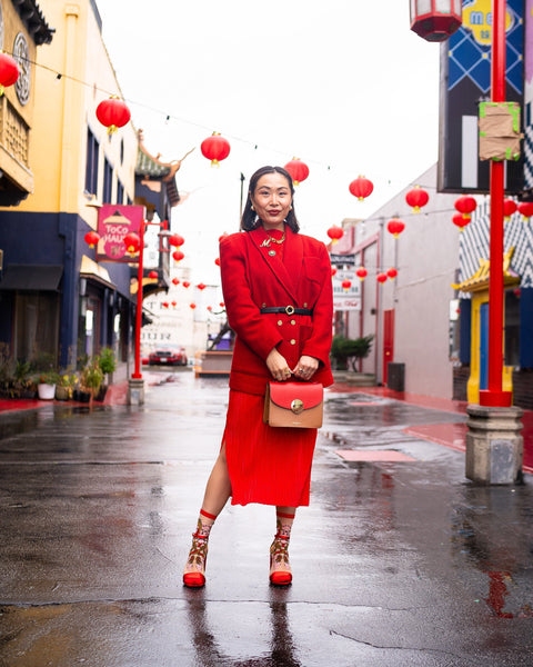 Calcetines transparentes de media caña del Año del Dragón-3